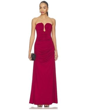 SNDY'S Lilana Maxi Dress - Red