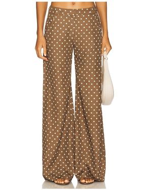 Amanda Uprichard X Revolve Saddler Trousers - Natural