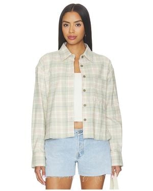 Closed Camisa Oversize Corta Cropped Oversized Shirt En Color Verde Talla (También En S, Xxs, Xs, M, Xl) - Blanco