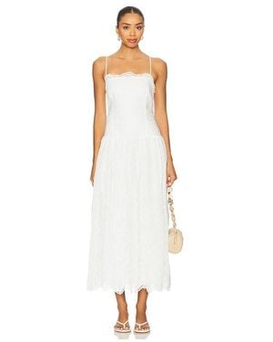 Tularosa Sofiya Midi Dress - White