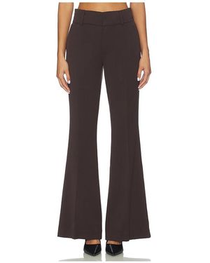 GOOD AMERICAN Essential Suiting Flare Pants - Brown