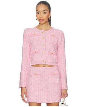 LoveShackFancy Cárdigan Delcie En Color Rosado Talla (También En M, Xl, Xs)