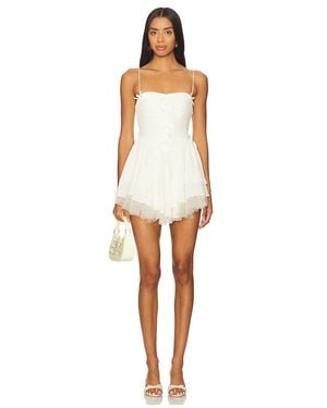 MAJORELLE Katina Mini Dress in White | Lyst