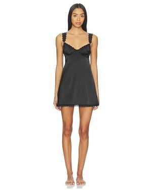 KAT THE LABEL Celeste Slip - Black