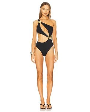 Cin Cin Orbit Butterfly One Piece Swimsuit - Black
