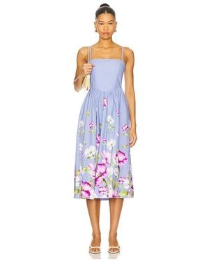 Yumi Kim Vestido Midi Knox En Color Morado Talla (También En M, S, Xl) - Azul