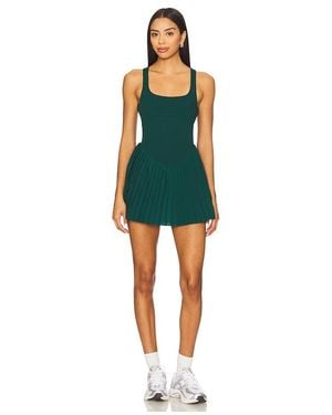 WellBeing + BeingWell Movewell Lennox Pleated Dress - Blue