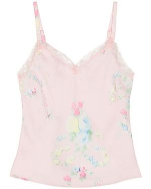 LoveShackFancy Tween Lirena Top - Pink