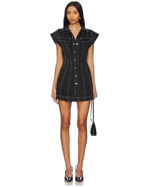 Acler Eagleton Mini Dress - Black
