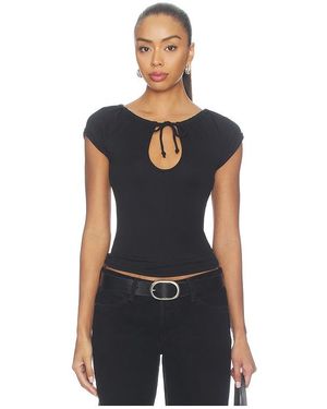 Free People Canal Street Top - Blue