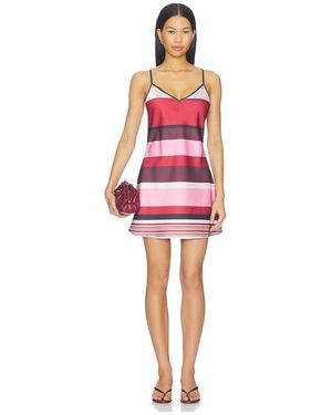 With Harper Lu Bias Mini Dress - Red