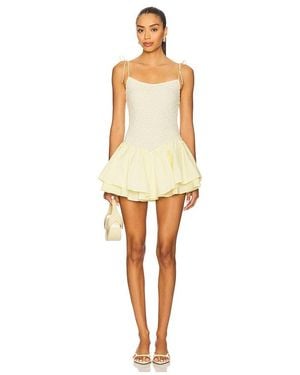 MAJORELLE Keke Mini Dress - Natural