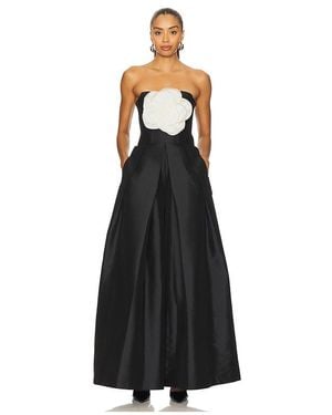 PATBO Taffeta Bloom Jumpsuit - Black