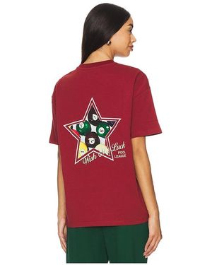 Wish Me Luck Pool League Tee - Red