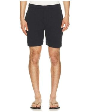 Vince Boucle Pull On Short - Blue