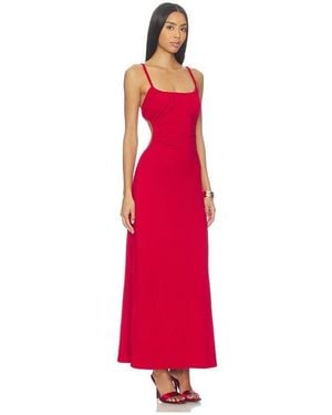 Seven Wonders Myla Braided Cut Out Maxi Dress - Red