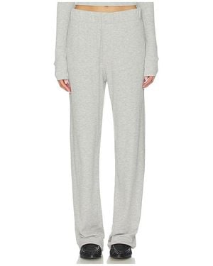 ÉTERNE Thermal Lounge Pant - Weiß