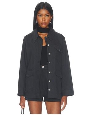 Matthew Bruch Denim Chore Jacket - Black