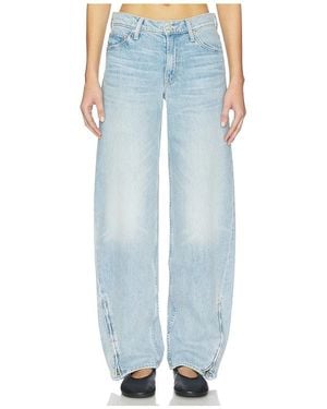 Mother The Turn Key Spinner Sneak Jeans - Blue