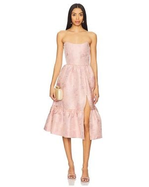 V. Chapman Vestido Midi Virginia En Color Rose Talla (También En 4) - Multicolor