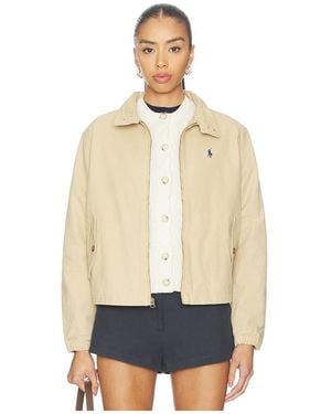 Polo Ralph Lauren Canvas Windbreaker Jacket - Natural