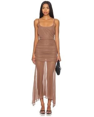 Nbd X Maggie Macdonald Aine Maxi Dress - Brown