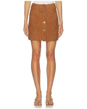 ALIGNE JUPE COURTE CLEMMIE en Brown - Marron