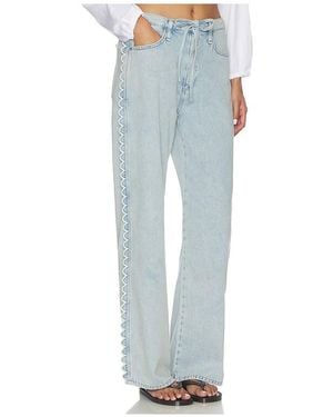 Rag & Bone Featherweight Phoebe Drawstring Jeans - Blue