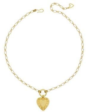 Brinker & Eliza Mini The Best Is Yet To Come Necklace - Metallic