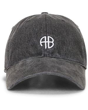Anine Bing Jeremy Baseball Cap - Black