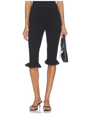 MORE TO COME Talitha Ruffle Capri - Blue