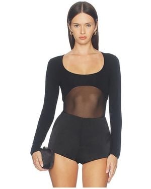 Sans Faff Georgia Bamboo Bodysuit - Black
