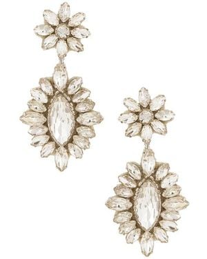 Deepa Gurnani Alianah Earrings - Metallic