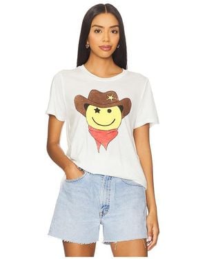 Lauren Moshi T-Shirt Mit Motiv Cowboy - Weiß