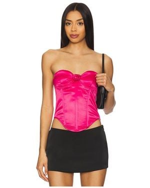 Miaou Carmen Corset - Pink