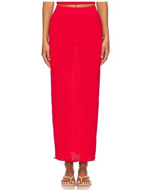 SNDY'S X Revolve Josefina Skirt - Red