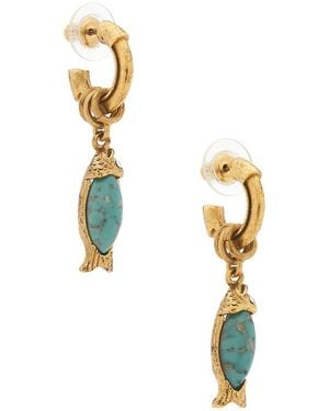 Elizabeth Cole Turiel Earrings - Blue