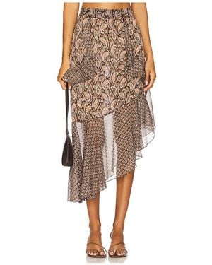 MISA Los Angles Falda Rakal En Color Marrón Talla (También En Xl) - Neutro