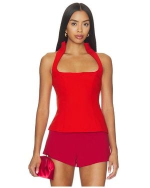 MAJORELLE X Blake Evin Lori Top - Red