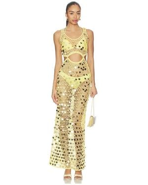 superdown Elena Maxi Dress - Metallic