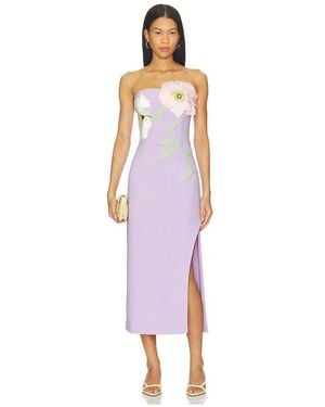 Elliatt Hope Midi Dress - Purple