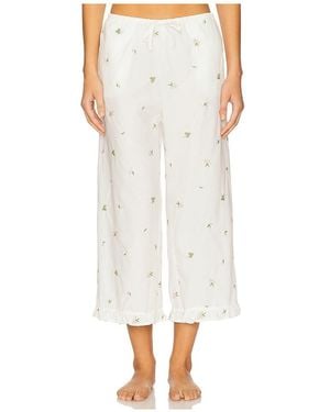 WeWoreWhat Ruffle Pull-On Pant - White