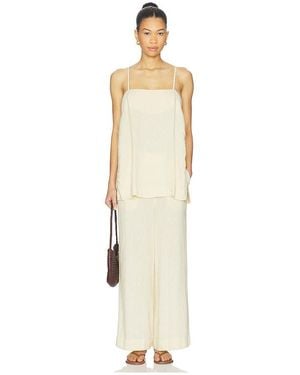 Free People Conjunto Free-Est Sightseerer En Color Ivory Talla (También En M, Xl) - Blanco