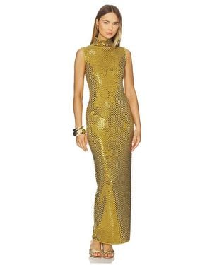 retroféte Lust Dress - Yellow