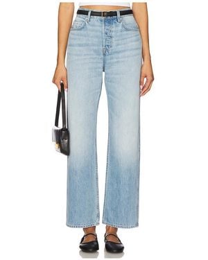 GRLFRND Graham High Rise Straight Short Inseam - Blue