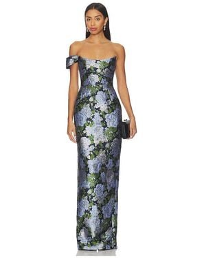 SAU LEE Jackson ドレス - ブルー