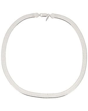 Loren Stewart Xl Herringbone Necklace - Metallic