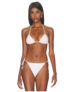 WeWoreWhat Triangle Bikini Top - Multicolor