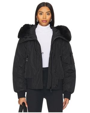 Goldbergh Jeanne Bomber Jacket With Faux Fur - Black