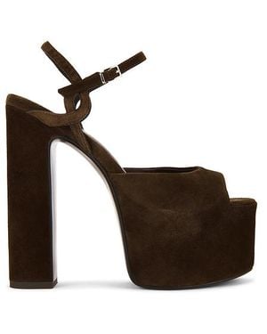 Jeffrey Campbell Sandalia Ever-Last En Color Chocolate Talla (También En 8.5, 9, 9.5) - Negro